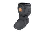 Winterstiefel MAXIMO, Damen, Gr. 21/22, grau (anthrazit), Obermaterial: 100% Polyester, unifarben, Schuhe Winterstiefel, wärmend, wasserabweisend, rutschfeste Sohle, Klettverschluss, PU-Sohle