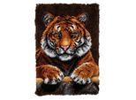 Knüpfteppich "Tiger", 50 x 74,5 cm