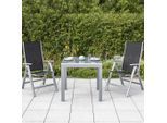 Gardenson , Schwarz , Metall, Textil , Tisch ausziehbar ,
