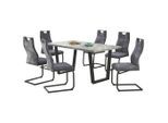 Nedis SmartLife , Grau, Schwarz , Metall, Textil, Holzwerkstoff , 160x75x90 cm ,