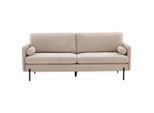 Livetastic , Schwarz, Beige , Textil , 209.5x86x87 cm , Wohnzimmer, Sofas & Couches, Sofas, 2er Sofas