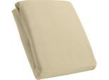 Spannbettlaken KUM "Mikrofaser-Fleece Spannbetttuch", beige, L:200cm, Microfaser-Fleece, Obermaterial: 100% Polyester, Bettlaken, Spannbettlaken, bis ca. 25 cm Matratzenhöhe, weich & kuschelig