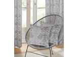 Kissenbezug OTTO HOME "Mannfred", beige (grau), B:50cm L:50cm, Polyester, Polyester, Kissenbezüge, Kissenbezug, Jacquard-Look, 50 × 50 cm, Blickdicht & formstabil, Pflegeleicht