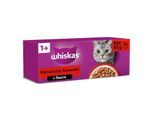 Whiskas ® Multipack Portionsbeutel 1+ Klassische Auswahl 4 Varietäten Rind, Huhn, Lamm, Geflügel in Sauce 80 x 85g