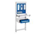 Kappes ErgoPlus Steharbeitsplatz Mod 1 RAL 7035 /5010 H1650 mm x B670 mm (7303.01.0416)