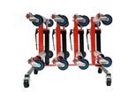 KS Tools performance Aufbewahrungsgestell mit vier hydraulischen Rangierhilfen, 5-tlg (160.1220)