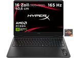 HP Gaming-Notebook "HyperX OMEN 16-ap1291ng", schwarz (shadow schwarz), 16 GB RAM 512 GB SSD, Ryzen 9, Windows11Home64-Bit, Notebooks