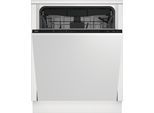 BEKO vollintegrierbarer Geschirrspüler "BDIN16R46W", Energieeffizienz: A (A-G), weiß, B:59,8cm H:81,8cm T:55cm, Geschirrspüler, Quick&Shine – schnelle Reinigung mit optimaler Trocknung