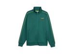 Sweatjacke PUMA "PUMA x ASTON MARTIN ARAMCO F1 TEAM T7 Trainingsjacke Herren", Herren, Gr. L, grün lux, Obermaterial: 67% Polyester, 33% Baumwolle. Rippe: 7% Elasthan, 93% Polyester. Seitentasche – Oben: 100% Polyester, Sweatjacken Sweatjacke
