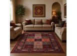 Muratap Artline sultan oosters vloerkleed vintage handgeknoopte wol look- 240x340