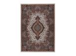 Muratap Dunya klassiek isfahan oosters vloerkleed laagpolig, wasbaar, anti-slip,