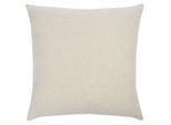 Dekokissen ZOEPPRITZ1828 "Soft-Fleece", beige (clay, unifarben), B:50cm L:50cm, Polyester, Viskose, Dekokissen_Sitzkissen_Kissenhüllen, Dekokissen, Kissenbezug aus Fleece