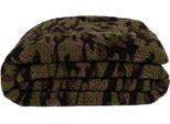 Wohndecke ZOEPPRITZ1828 "Reborn Camouflage", forest, B:140cm L:190cm, Polyester, Wohndecken, Wohndecke, luxeriöse Kunstfelldecke in Camouflage Optik