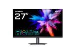 GIGABYTE Gaming-Monitor "GO27Q24A", Energieeffizienz: E, schwarz, Monitore, neig-, schwenk-, höhenverstellbar, Pivot, Gaming-Monitor