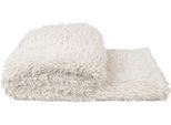 Wohndecke ZOEPPRITZ1828 "Reborn", weiß, B:140cm L:190cm, Polyester, Wohndecken, Wohndecke, extra weiche Kunstfelldecke