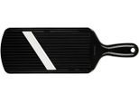 Gemüsehobel KYOCERA, schwarz, B:9cm L:28cm T:2cm, Edelstahl, Kunststoff, Küchenreiben, Gemüsehobel, 4-stufige Schneideinstellung, Zirkoniakeramik