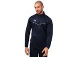 Puma Heren Team Rise Vochtregulerende Reguliere Trainingsjas (Marineblauw)