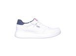 Skechers Dames Skipper Hi Canvas Sneakers (Wit)
