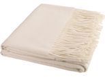 Wohndecke ZOEPPRITZ1828 "Since 1828 Cashmere", beige (sanftes weiß), B:130cm L:180cm, Kaschmir, Wohndecken, Wohndecke, Klassisch unifarbenes Plaid aus besonders feinem Cashmere