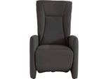 TV-Sessel SIT & MORE "Melissa", grau (fango), B:71cm H:113cm T:85cm, 100% Polyester, Sessel, TV-Sessel, wahlweise elektrisch oder manuell verstellbar, optional Aufstehhilfe