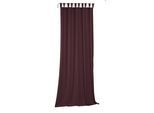 Vorhang WIRTH "Newbury", lila (aubergine), B:130cm H:165cm, Baumwolle, Polyester, Gardinen, nach Maß