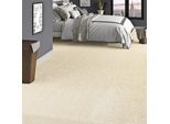 Teppichboden OTTO HOME "Rava, Velours, Gesamthöhe 16 mm", beige (creme), B:400cm L:625cm, Kunstfaser, Teppiche, Uni Farben, Breite 400 cm, weich, strapazierfähig, Wohnzimmer