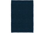 Wollteppich "Junika", blau (dunkelblau), B:70cm H:8mm L:140cm, Polyester, Wolle, SCHÖNER WOHNEN-KOLLEKTION, Teppiche, Indoor, natürliches Material