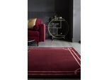Teppich FLAIR RUGS "Gatsby", rot, B:160cm H:8mm L:230cm, Viskose, Wolle, Teppiche, Teppich, mit Bordürendesign