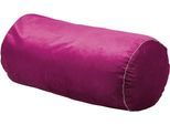 Dekokissen PAD "Elegance", pink (lila, unifarben), B:15cm H:2cm L:50cm Ø:15cm, Polyester, Dekokissen_Sitzkissen_Kissenhüllen, Design als Basic, aus Samt, elegante Optik