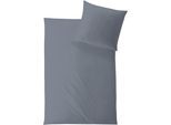 Bettwäsche HEFEL "Classic Uni in Gr. 135x200 oder 155x220 cm", grau (platinfarben), B/L: 155cm x 220cm, 1 Stk., 1 Stk., Lyocell, B/L: 40cm x 80cm, Lyocell, Obermaterial: 100% Lyocell (TENCEL™), Bettwäsche, Bettwäsche, Bettwäsche aus TENCEL™, unifarbene Bettwäsche mit Reißverschluss