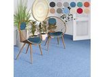 Teppichboden OTTO HOME "Fortis, Schlinge, Gesamthöhe 5 mm, Made in Netherlands", blau, B:400cm L:600cm, Kunstfaser, Teppiche, meliert, Breite 400 cm, strapazierfähig, Wohnzimmer