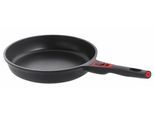 Bratpfanne SCHULTE-UFER "Switch", schwarz (schwarz, rot), Ø:20cm, Pfannen, Bratpfanne, Induktion, abnehmbarer Griff
