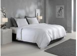 Bettwäsche ZO HOME "Zohome Baumwolle Mako-Satin Bettwäsche Satinado", weiß, B/L: 135cm x 200cm, 1 Stk., 1 Stk., Mako-Satin, B/L: 80cm x 80cm, 1 Stk., Mako-Satin, Obermaterial: 100% Baumwolle, Bettwäsche, Bettwäsche, Bettwäsche aus 100% Baumwolle, hochwertige Mako-Satin, ab 135x200 cm.