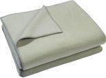 Wohndecke ZOEPPRITZ1828 "Soft-Fleece", milky grün, B:110cm L:160cm, Polyester, Viskose, Wohndecken, Wohndecke, Fleecedecke mit unverwechselbarem Cashmere Handfeel