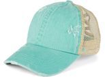 styleBREAKER "Ponytail Baseball Cap Used Look mit Mesh Einsatz" 1 Stk.