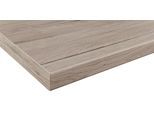 Arbeitsplatte WIHO KÜCHEN "Flexi 38", braun (eiche san remo), B:220cm H:3,8cm T:60cm, Holzwerkstoff, Tischplatten, Arbeitsplatte, von drei Seiten ummantelt, 38 mm stark