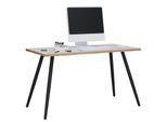 VCM Schreibtisch Computertisch Bürotisch Skandanivischer Retro Look Salia 110x80 cm