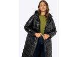 Wittchen Dames Gewatteerde Donsjas Zwart Nylon