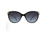 Burberry Zonnebril Be4216 30018G Zwart Met Goud Detaillering Grijs Verloop