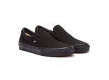 Vans Classic Slip-On Unisex True Black Canvas Skate Trainers