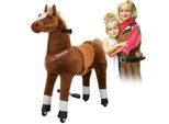 Miweba Pony Amadeus, Large, Spielpferd zum Reiten, ab 5 Jahren, integrierte Lenkung