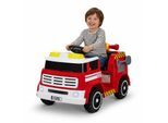Kinder-Elektro-Feuerwehrauto LF112, Wasserspritze, Sirene, Sprechanlage, Einsatzlicht, 50W, MP3