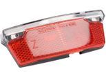 Fahrrad-Rücklicht FISCHER FAHRRAD "Dynamo LED-Rücklicht STOP", schwarz, Fahrradlampen