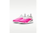 Fußballschuh NIKE "JR PHANTOM 6 LOW ACAD TF T", Mädchen, Gr. 36, pink (multi, color, schwarz), Synthetik, Textil, Schuhe Fußballschuh, Ideal für den Einsatz auf kurzen Kunstrasenplätzen, für Jugendliche