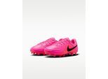 Fußballschuh NIKE "JR TIEMPO MAESTRO ACAD FG/MG T", Mädchen, Gr. 33, pink (multi, color, schwarz), Synthetik, Textil, Schuhe Fußballschuh, Außensohle für Rasenplätze, für Kinder & Jugendliche