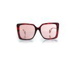 Gucci, roze oversized Havana zonnebril