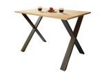 Mid.you , Schwarz, Honigeiche , Holzwerkstoff , rechteckig , 80x76x160 cm ,