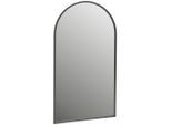 Mid.you Wandspiegel, Schwarz, Metall, Glas, Holzwerkstoff, rechteckig, 88x160x2.5 cm, Spiegel, Wandspiegel