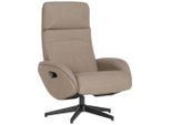 Xora Relaxsesselset , Taupe , Metall , 77x107x75 cm , Relaxfunktion , Wohnzimmer, Sessel, Relaxsessel