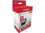 CANON Tintenpatrone "CLI-571 XL Multipack", bunt (schwarz, cyan, magenta, gelb xl), Tintenpatronen, original Druckerpatrone 571 XL, mit Fotopapier Value Pack, Tintenpatrone